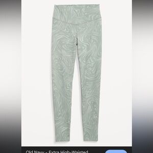 Old Navy  Mint Swirl Leggings
